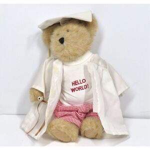 Vintage Boyds Bears Ima Scholar Graduation Bear Plush Jointed Teddy Bear 2002